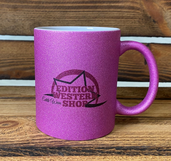Edition Western Shop Glitzertasse